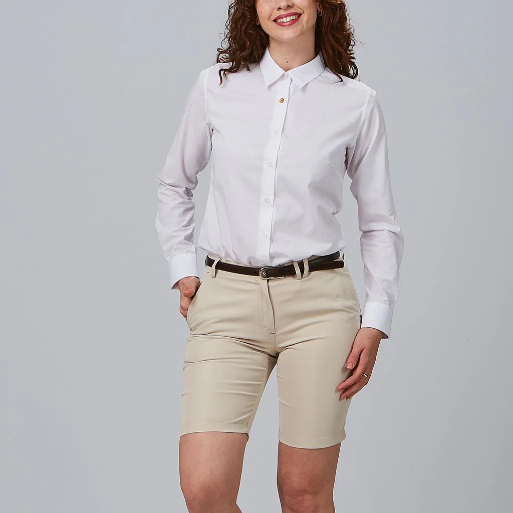 Bermuda Mujer Chino T400 (Sarga Técnica) Beige / 34