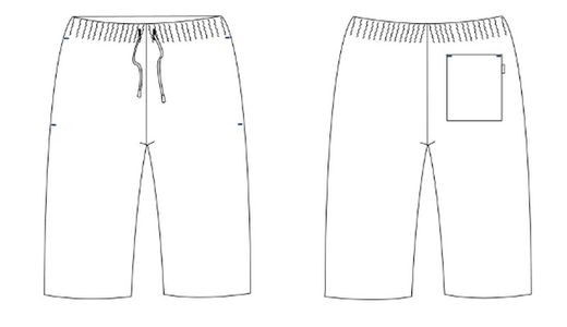 Bermuda Unisex Microfibra (Antilejía)