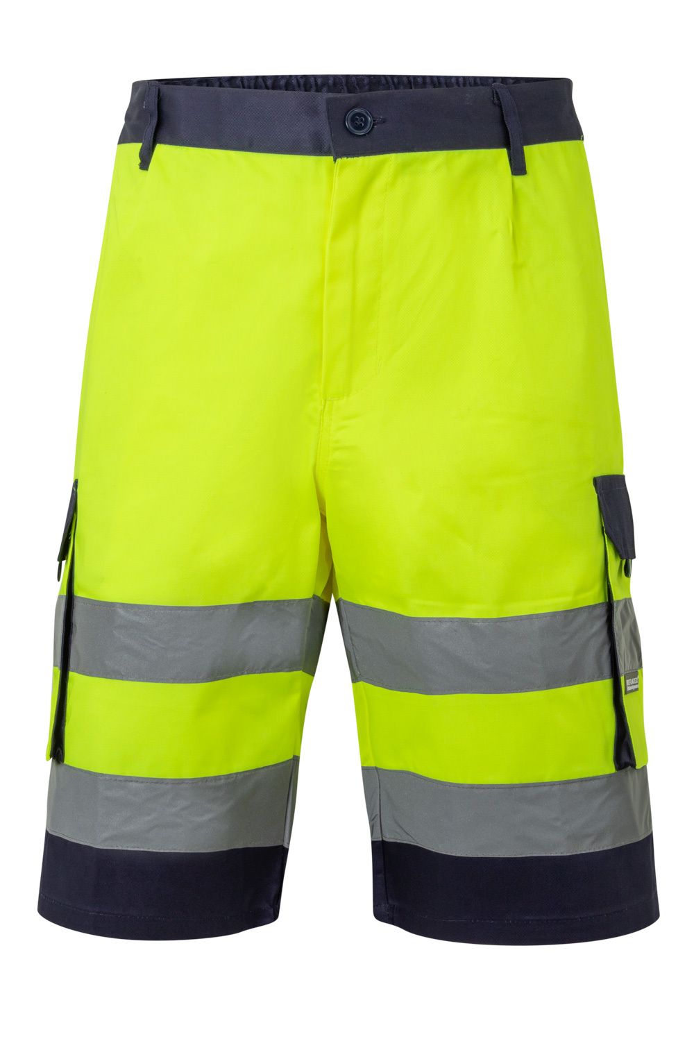 Bermudas bicolor multibolsillos AV Amarillo / 2XL