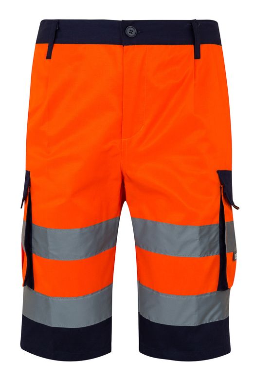 Bermudas bicolor multibolsillos AV