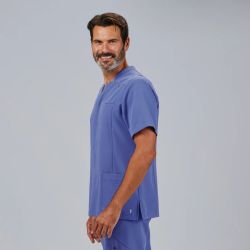 Blusa Hombre Alfred (Manga Corta e Iris Sostenible)
