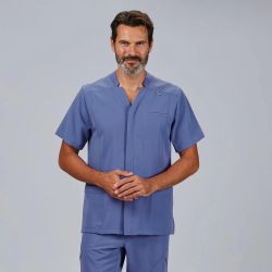 Blusa Hombre Alfred (Manga Corta e Iris Sostenible)