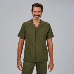 Blusa Hombre Alfred (Manga Corta e Iris Sostenible)