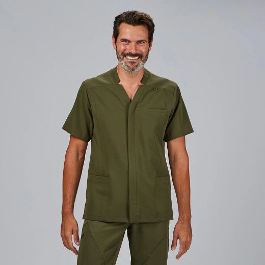 Blusa Hombre Alfred (Manga Corta e Iris Sostenible)