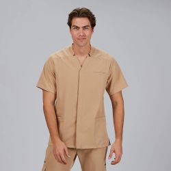 Blusa Hombre Alfred (Manga Corta e Iris Sostenible)