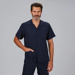Blusa Hombre Alfred (Manga Corta e Iris Sostenible)