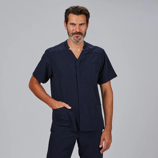 Blusa Hombre Alfred (Manga Corta e Iris Sostenible)