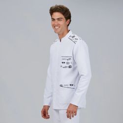 Blusa Hombre Jacob Manga Larga (Cuello Mao y Air Dry)