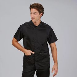 Blusa Hombre Jesua Satén de Algodón (Cuello Cruzado)