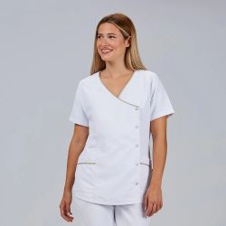 Blusa Mujer Aina Microfibra Reciclada (Cierre Asimétrico)