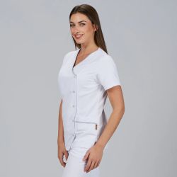 Blusa Mujer Aina Microfibra Reciclada (Cierre Asimétrico)