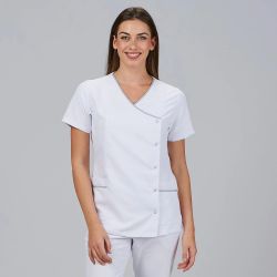 Blusa Mujer Aina Microfibra Reciclada (Cierre Asimétrico)