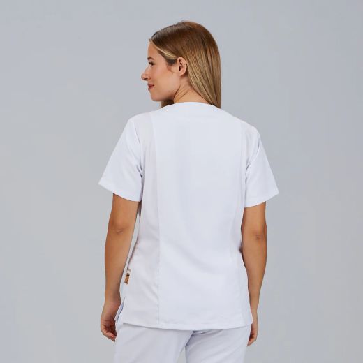Blusa Mujer Aina Microfibra Reciclada (Cierre Asimétrico)