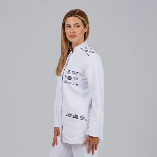Blusa Mujer Candela Manga Larga (Cuello Mao y Air Dry)