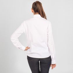 Blusa mujer cuello mao manga larga negro o blanco