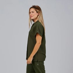 Blusa Mujer Débora (Tejido Reciclado y Manga Japonesa)