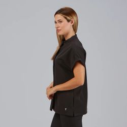 Blusa Mujer Débora (Tejido Reciclado y Manga Japonesa)