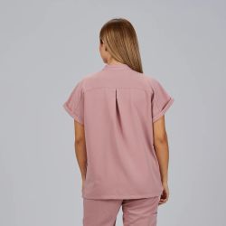 Blusa Mujer Débora (Tejido Reciclado y Manga Japonesa)