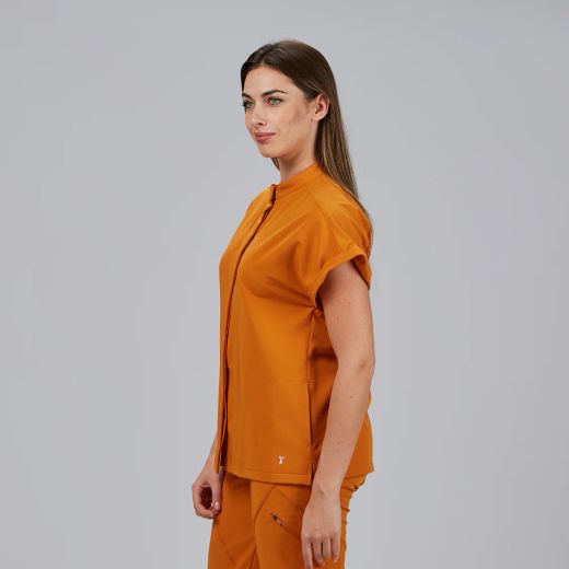 Blusa Mujer Débora (Tejido Reciclado y Manga Japonesa)