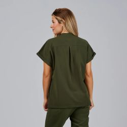 Blusa Mujer Débora (Tejido Reciclado y Manga Japonesa)