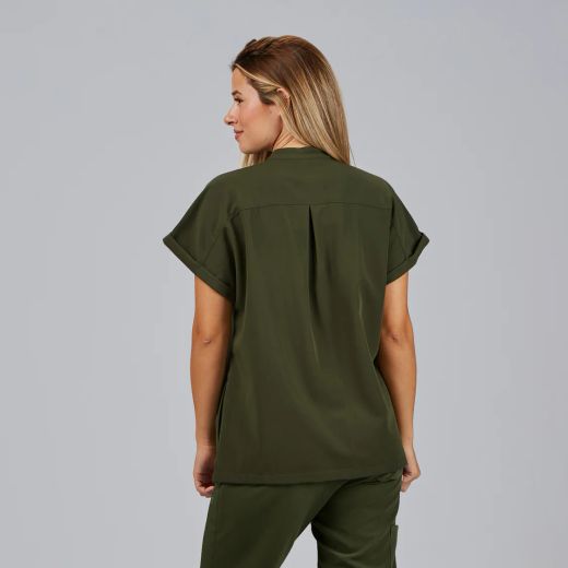 Blusa Mujer Débora (Tejido Reciclado y Manga Japonesa)