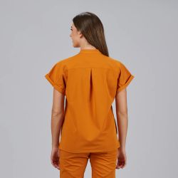 Blusa Mujer Débora (Tejido Reciclado y Manga Japonesa)