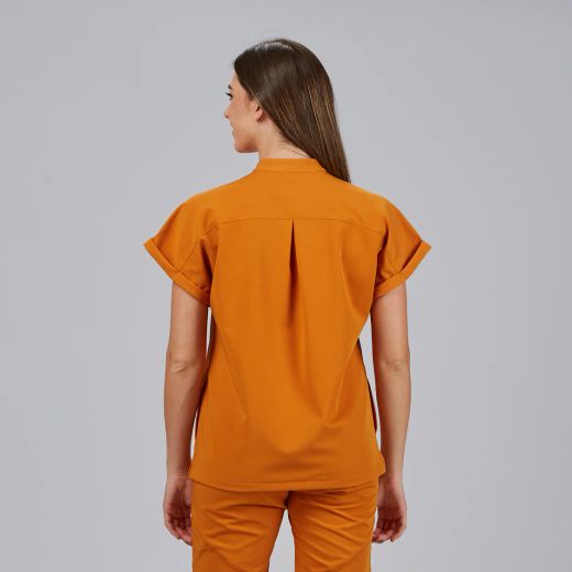 Blusa Mujer Débora (Tejido Reciclado y Manga Japonesa)