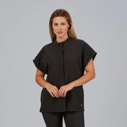 Blusa Mujer Débora (Tejido Reciclado y Manga Japonesa)