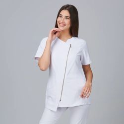 Chemisier femme Elba noir ou blanc