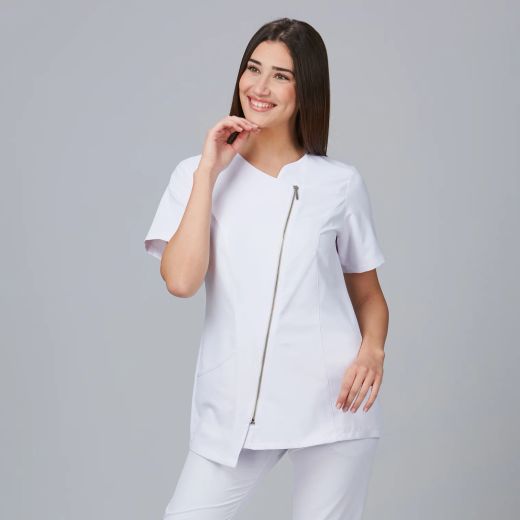 Chemisier femme Elba noir ou blanc