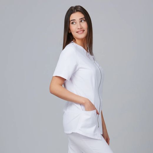 Chemisier femme Elba noir ou blanc
