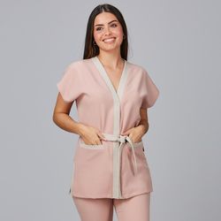 Blusa Mujer Loto (Tejido X.LINEN con Lazo)