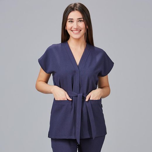 Blusa Mujer Loto (Tejido X.LINEN con Lazo)