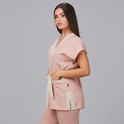 Blusa Mujer Loto (Tejido X.LINEN con Lazo)