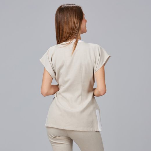 Blusa Mujer Loto (Tejido X.LINEN con Lazo)