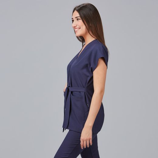 Blusa Mujer Loto (Tejido X.LINEN con Lazo)
