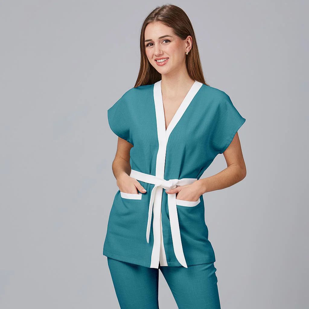 Blusa Mujer Loto (Tejido X.LINEN con Lazo)