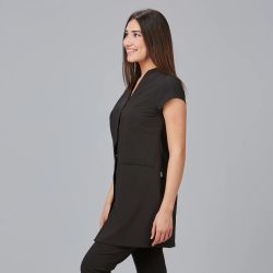 Blusa Mujer Madeira Negra (Cuello Chimenea)