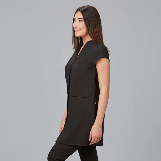 Blusa Mujer Madeira Negra (Cuello Chimenea)