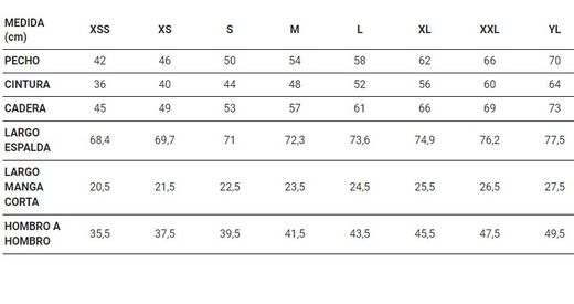 Casaca mujer Maldivas colores