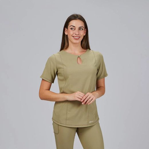 Blusa Mujer Maria Extrafiber Fine (Escote Lágrima)