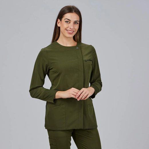 Blusa Mujer Marina (Cierre Cruzado y Sostenible)