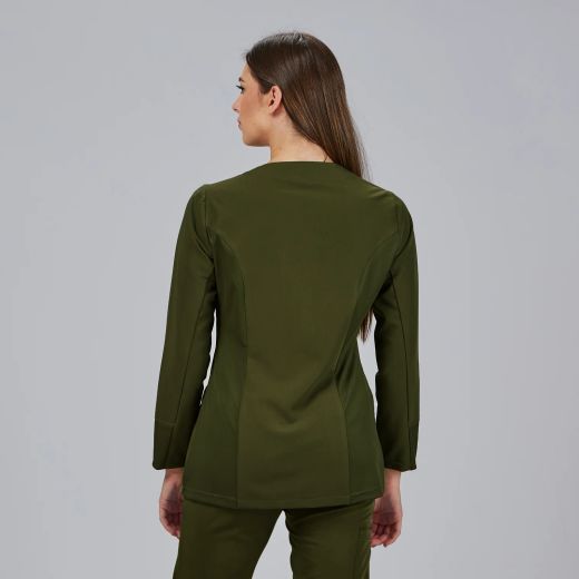 Blusa Mujer Marina (Cierre Cruzado y Sostenible)