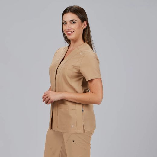 Blusa Mujer Marla (Manga Corta e Iris Sostenible)