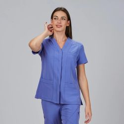 Blusa Mujer Marla (Manga Corta e Iris Sostenible)