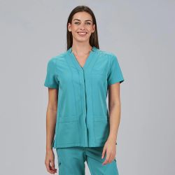 Blusa Mujer Marla (Manga Corta e Iris Sostenible)