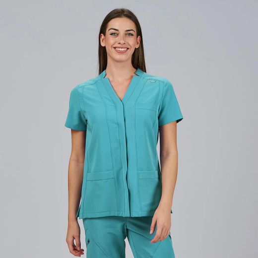 Blusa Mujer Marla (Manga Corta e Iris Sostenible)