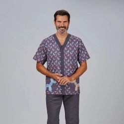Casaca Unisex Amaia (Microfibra Estampada)