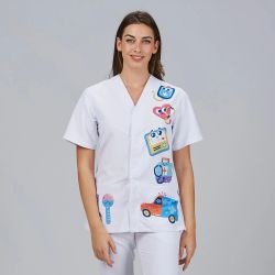 Casaca Unisex Amaia (Microfibra Estampada)