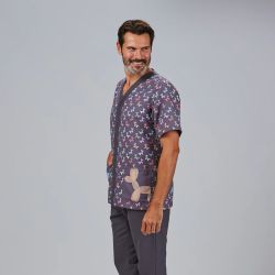 Casaca Unisex Amaia (Microfibra Estampada)